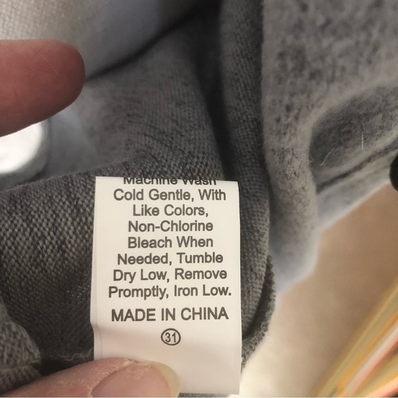 Miss Nikky Boho Gray Long Sweater Cardigan - Picture 12 of 14